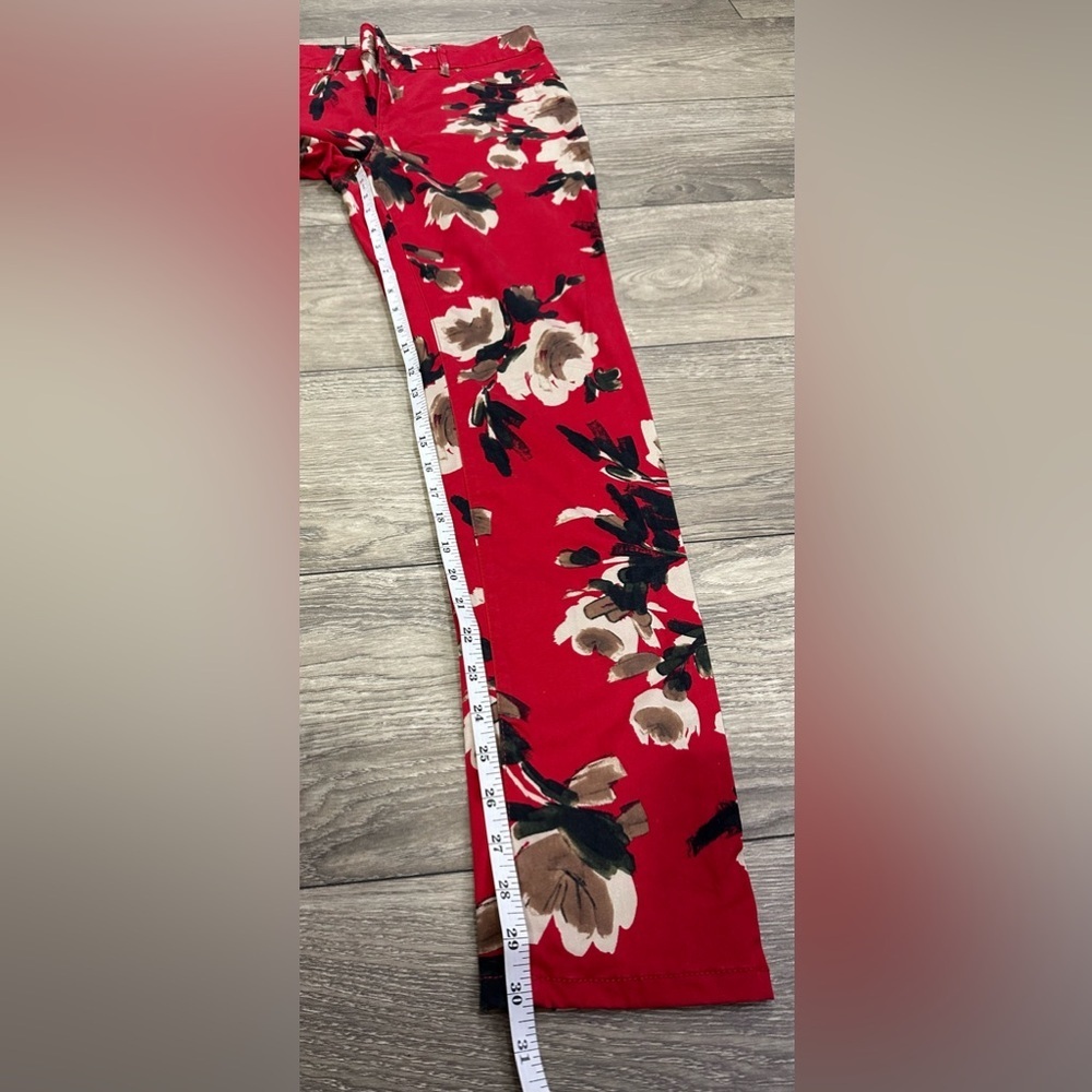 Chico's Red Pencil Midi Jeggings Casual ♥️ - Picture 11 of 15